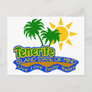 Tenerife Staat der Postkarte des Geistes