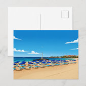 Tenerife Strandansicht Postkarte (Vorne/Hinten)