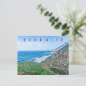 Tenerife Taganana View Postkarte (Stehend Vorderseite)
