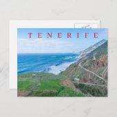 Tenerife Taganana View Postkarte (Vorne/Hinten)