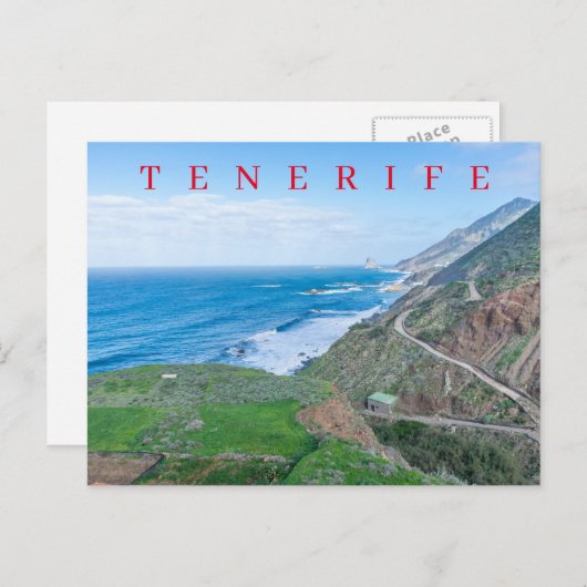 Tenerife Taganana View Postkarte (Vorne/Hinten)