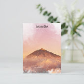 Tenerife Teide Mountain Kanarische Inseln Postkarte (Stehend Vorderseite)