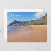 Tenerife Teresitas Beach View Postkarte (Vorne/Hinten)