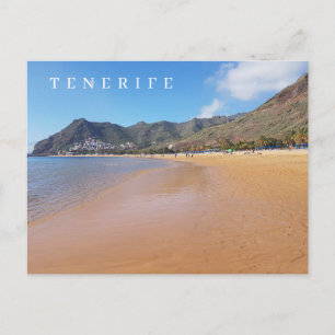 Tenerife Teresitas Beach View Postkarte
