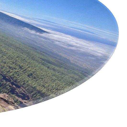 Tenerife view schneidebrett (Ecke)