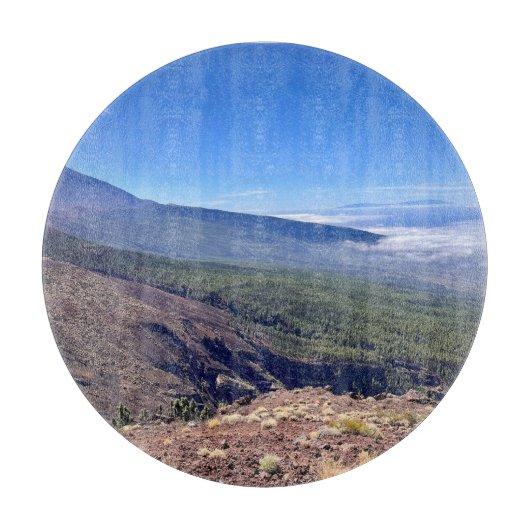 Tenerife view schneidebrett (Vorderseite)