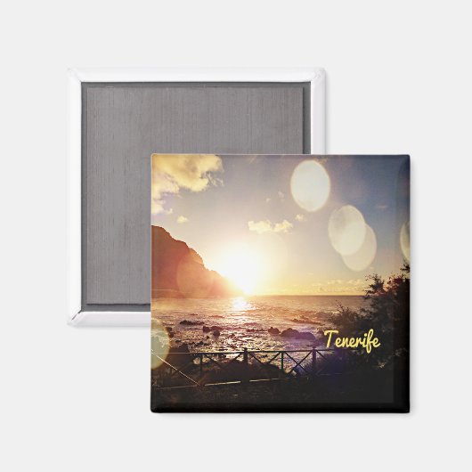 Teneriffa, Abend Magnet (Vorderseite/Rückseite)