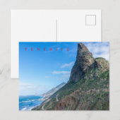 Teneriffa Anaga Aussicht auf die Postkarte (Vorne/Hinten)