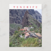 Teneriffa Aussicht auf die Postkarte von Masca (Vorderseite)
