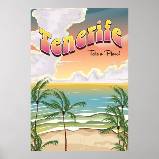 Teneriffa Beach Holiday Poster (Vorne)