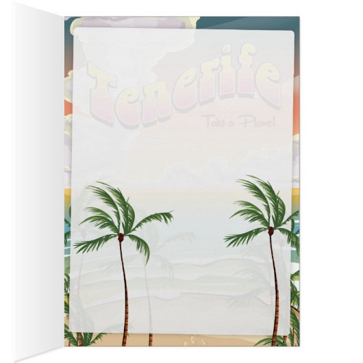 Teneriffa Beach Holiday Poster (Innen (Rechts))