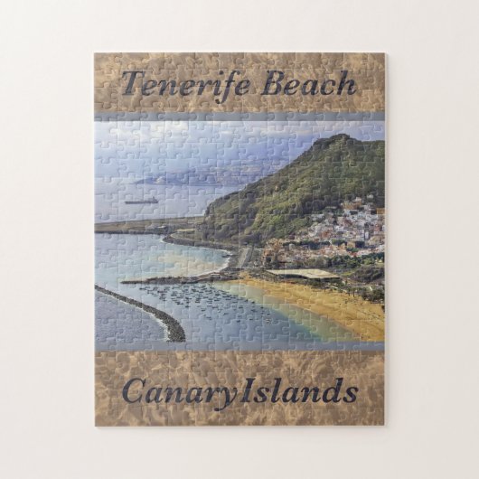 Teneriffa Beach Kanarische Inseln Foto Puzzle (Vertikal)