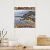 Teneriffa Beach, Kanarische Inseln, Spanien Foto P Poster (Küche)