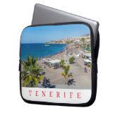 Teneriffa Beach View Notebook Laptopschutzhülle (Vorderseite Links)