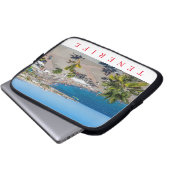 Teneriffa Beach View Notebook Laptopschutzhülle (Vorne Knopf)