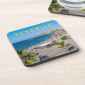 Teneriffa Beach View Untersetzer (Linke Seite)