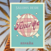 Teneriffa canarias España Vintages Party Postkarte