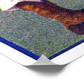 Teneriffa, einige Dorfbewohner, Spanien, Vintag Poster (Ecke)