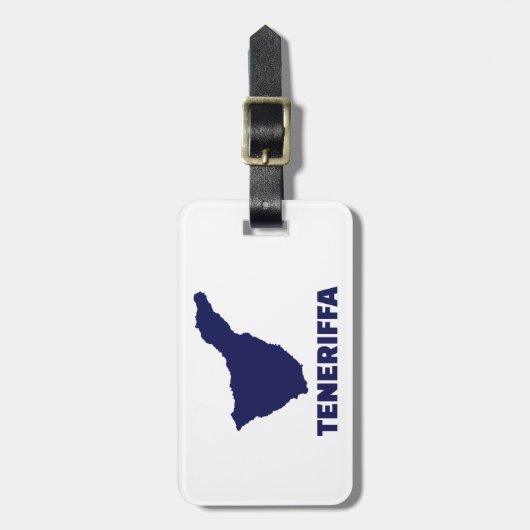 Teneriffa Gepäckanhänger (Vorderseite vertikal)
