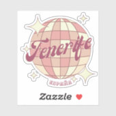 Teneriffa Islas Canarias - Spanien - Reisedekor Aufkleber (Blatt)