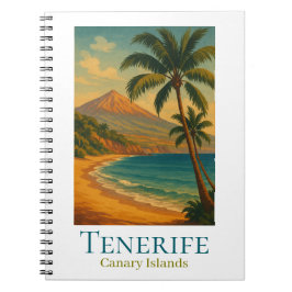 Teneriffa Kanarische Inseln Berg Teide Spanische I Notizblock