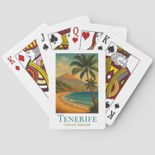 Teneriffa Kanarische Inseln Berg Teide Spanische I Spielkarten