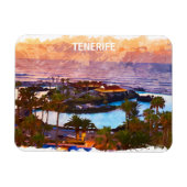 Teneriffa Kanarische Inseln Magnet (Horizontal)