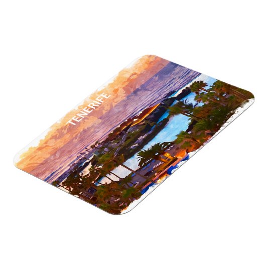 Teneriffa Kanarische Inseln Magnet (Linke Seite)