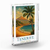Teneriffa Kanarische Inseln Mount Teide Spanische Fotoblock (Links)