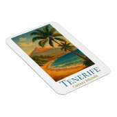 Teneriffa Kanarische Inseln Mount Teide Spanische  Magnet (Rechte Seite)
