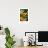 Teneriffa Kanarische Inseln Mount Teide Spanische  Poster (Heimbüro)
