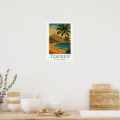 Teneriffa Kanarische Inseln Mount Teide Spanische  Poster (Küche)