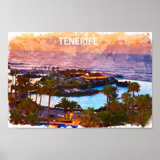 Teneriffa Kanarische Inseln Poster (Vorne)
