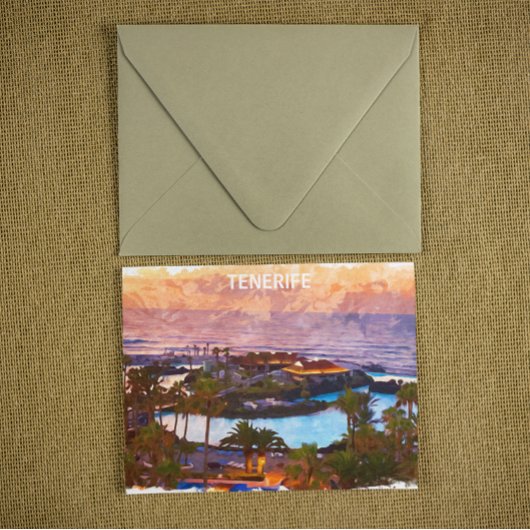 Teneriffa Kanarische Inseln Postkarte
