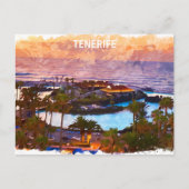 Teneriffa Kanarische Inseln Postkarte (Vorderseite)