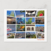 Teneriffa-Multi-Image Postkarte (Vorderseite)