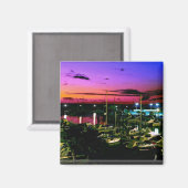 Teneriffa, Playa de las Americas, Puerto Colon Magnet (Vorderseite/Rückseite)