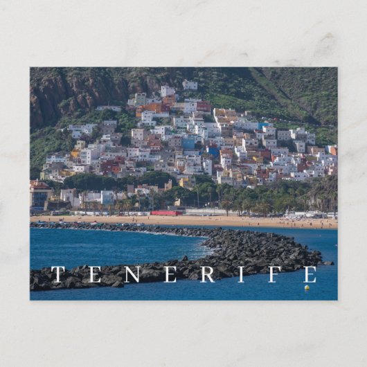 Teneriffa San Andrés Aussicht Postkarte (Vorderseite)
