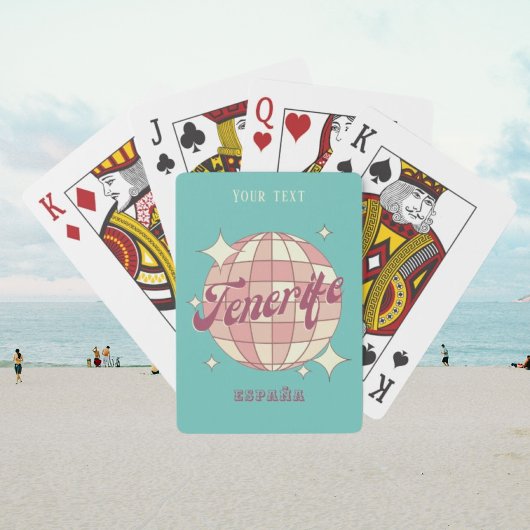 Teneriffa Spanien - Familienstrand Spielkarten