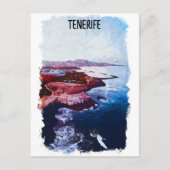 Teneriffa Spanien Küste Kanarische Inseln Reise So Postkarte (Vorderseite)