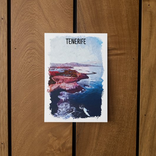 Teneriffa Spanien Küste Kanarische Inseln Reise So Postkarte