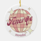 Teneriffa Spanien Reisedekoration Souvenir Keramik Ornament (Hinten)
