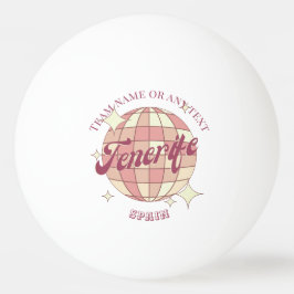 Teneriffa Spanien Tischtennis Tischtennisball