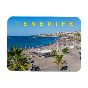 Teneriffa-Strandansicht-Kühlschrankmagnet Magnet