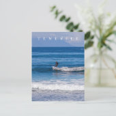 Teneriffa-Surfaussicht auf der Postkarte (Stehend Vorderseite)