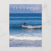 Teneriffa-Surfaussicht auf der Postkarte (Vorderseite)