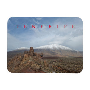 Teneriffa Teide mit Blick auf den Kühlschrankmagne Magnet