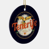 Teneriffa und Parrot Kanarische Inseln Spanien Vin Keramik Ornament (Rechts)