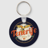 Teneriffa und Parrot Kanarische Inseln Spanien Vin Schlüsselanhänger (Vorderseite)