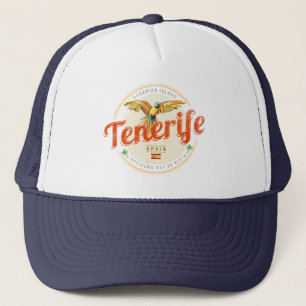 Teneriffa und Parrot Kanarische Inseln Spanien Vin Truckerkappe